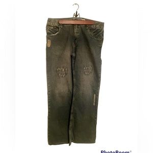 Vintage loose fit jeans boot cut 24inch inseam